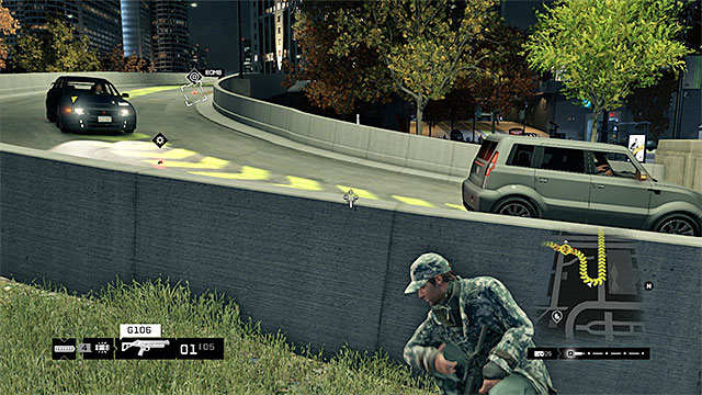 An example ambush location - Jobs - Mad Mile | Criminal Convoys - Criminal Convoys - Watch Dogs Game Guide