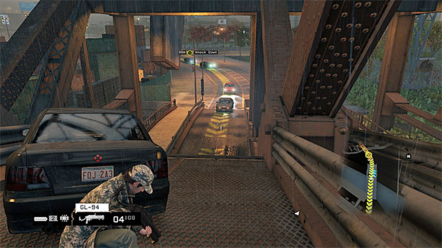 It is best to wait for the convoy next to the drawbridge shown in the above screenshot, which you can raise by hacking into it - Jobs - Brandon Docks | Criminal Convoys - Criminal Convoys - Watch Dogs Game Guide