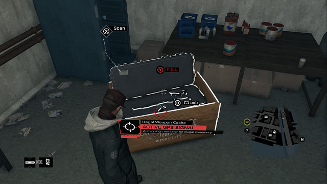 The weapon chest - Weapons Trade | Maps of smaller activities - Maps of smaller activities - Watch Dogs Game Guide