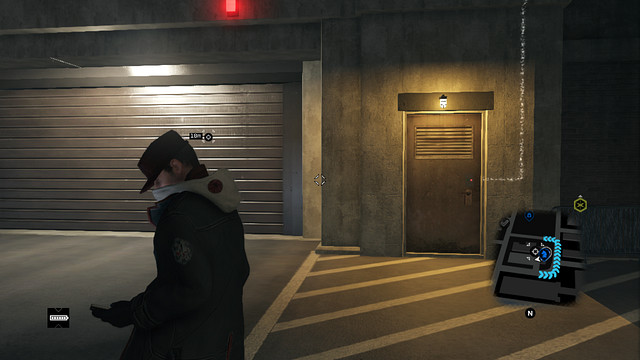 The door to the first garage - Weapons Trade | Maps of smaller activities - Maps of smaller activities - Watch Dogs Game Guide