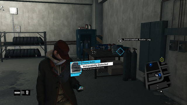 Audiolog in the garage - Weapons Trade | Maps of smaller activities - Maps of smaller activities - Watch Dogs Game Guide