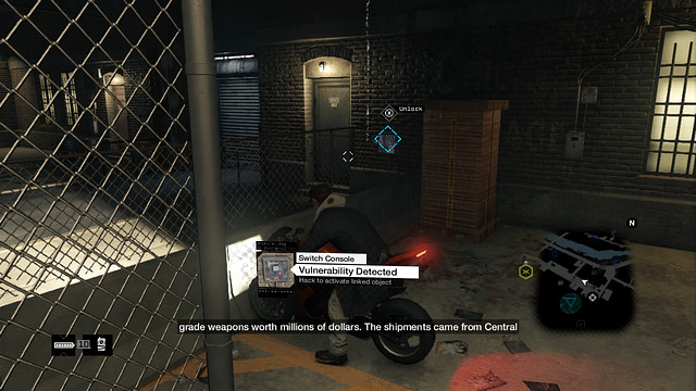 Switch #4 - Weapons Trade | Maps of smaller activities - Maps of smaller activities - Watch Dogs Game Guide