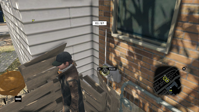 The device on the right, behind the palettes - 01-04 | ctOS Breach - ctOS Breach - Watch Dogs Game Guide
