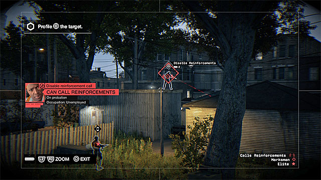 You can either avoid the sniper or eliminate him - Hideouts - The Wards | Gang Hideouts - Gang Hideouts - Watch Dogs Game Guide