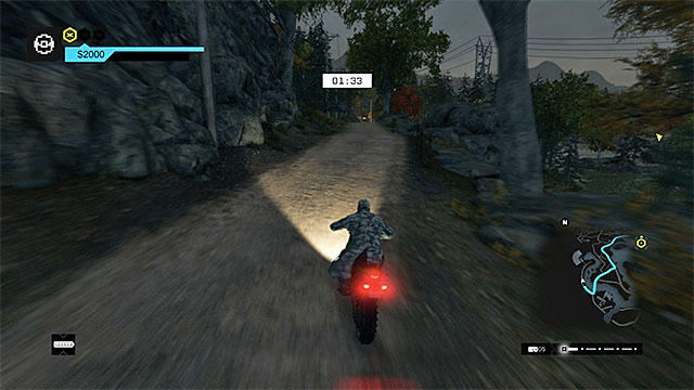 Make sure that you do not ride off, into a chasm, while off-road - Contracts - Pawnee | Fixer Contracts - Fixer Contracts - Watch Dogs Game Guide