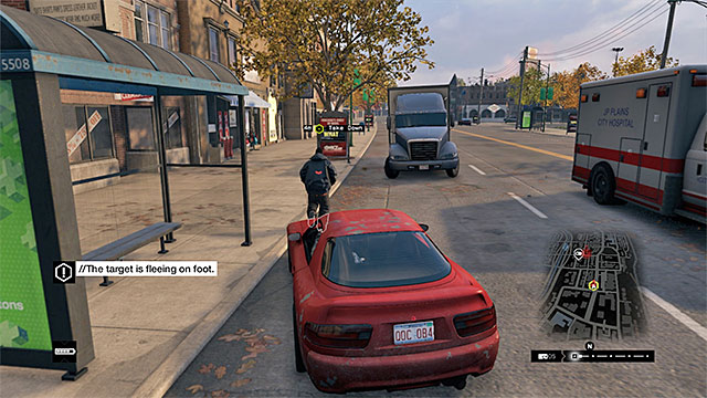 Catch up with the enemy car, stop it and deal with the driver - Contracts - Parker Square | Fixer Contracts - Fixer Contracts - Watch Dogs Game Guide