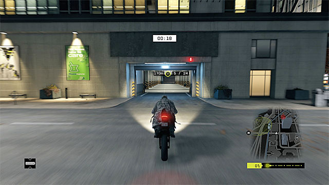 Open the gates, while going across garages - Contracts - Mad Mile | Fixer Contracts - Fixer Contracts - Watch Dogs Game Guide