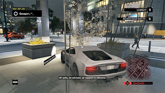 Drive into one of the glass panes of the car dealership - Contracts - Mad Mile | Fixer Contracts - Fixer Contracts - Watch Dogs Game Guide