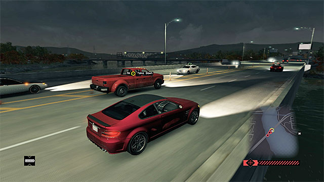 During the chase on the highway, you can bump into the car that you are chasing but, you need to make sure that nobody cuts you off, at the same time - Contracts - The Wards | Fixer Contracts - Fixer Contracts - Watch Dogs Game Guide