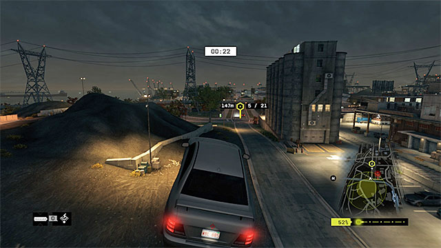 You should especially watch out during the longer jumps - Contracts - The Wards | Fixer Contracts - Fixer Contracts - Watch Dogs Game Guide