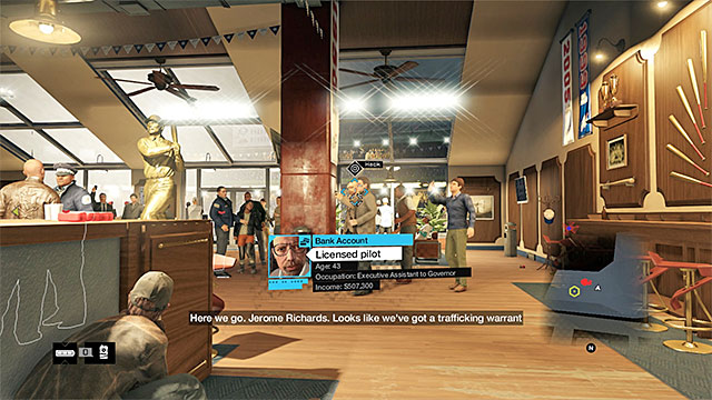 You can hack into the selected, scanned people - Mission 1 (Bottom of the Eighth) | Main missions - Act I - Main missions - Act I - Watch Dogs Game Guide