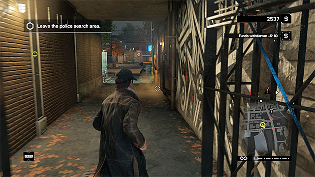 From now on, you need to avoid the police forces, who are looking for Aiden - Mission 1 (Bottom of the Eighth) | Main missions - Act I - Main missions - Act I - Watch Dogs Game Guide