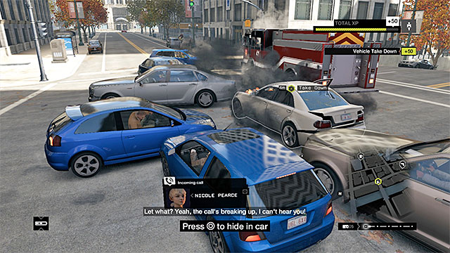 Hacking will allow you end the chase in an easier way - Mission 2 (Big Brother) | Main missions - Act I - Main missions - Act I - Watch Dogs Game Guide