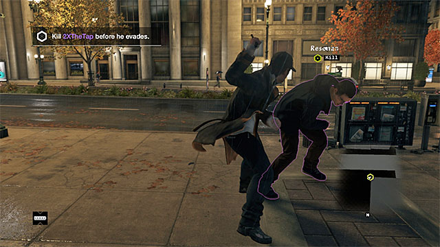 You need to shoot the hacker or defeat him in melee - Unlocking mission 4 | Main missions - Act I - Main missions - Act I - Watch Dogs Game Guide