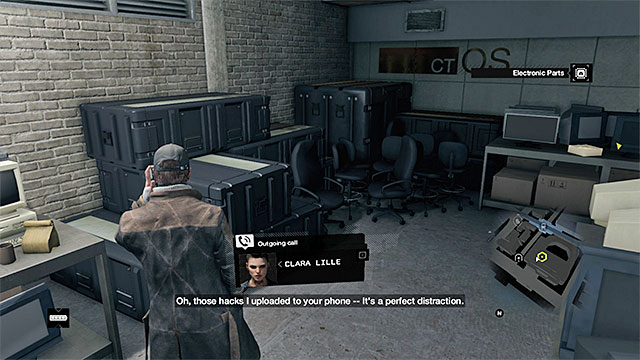 Collect the object left in the storage - Mission 5 (Open Your World) | Main missions - Act I - Main missions - Act I - Watch Dogs Game Guide