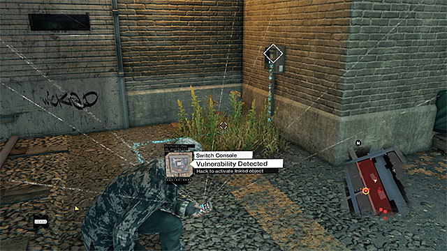 Along your way, across the station, you need to watch out for the abovementioned guards, who are patrolling the balconies of the buildings, because their field of vision is much vaster - Mission 7 (Not the Pizza Guy) | Main missions - Act I - Main missions - Act I - Watch Dogs Game Guide