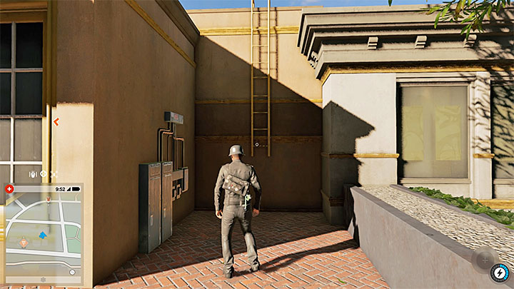 Begin climbing on the yellow ladder - Paint Job (graffiti mission) | Side Operations - Side Operations - Watch Dogs 2 Game Guide