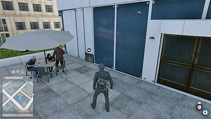 The third graffiti (point 6 on our map) is painted on the wall of a skyscraper near the Haum Data Center - Paint Job (graffiti mission) | Side Operations - Side Operations - Watch Dogs 2 Game Guide