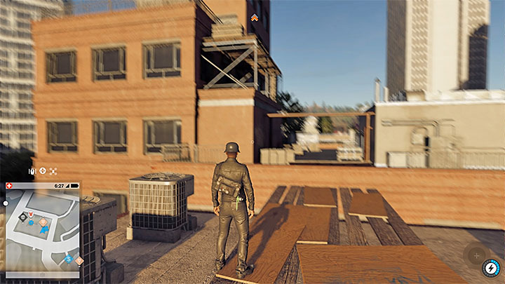 Make the jump and reach the scaffold - Paint Job (graffiti mission) | Side Operations - Side Operations - Watch Dogs 2 Game Guide