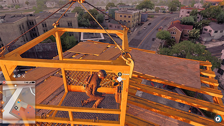 Drop Marcus off at the roof of the building, right next to the graffiti site - Paint Job (graffiti mission) | Side Operations - Side Operations - Watch Dogs 2 Game Guide