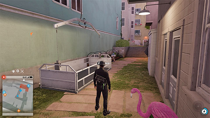 Bring the lift down and enter it in order to reach the roof - Paint Job (graffiti mission) | Side Operations - Side Operations - Watch Dogs 2 Game Guide