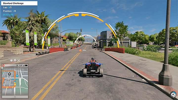 Use nitro on long straights - The eKart Challenge (gokart racing mission) | Side Operations - Side Operations - Watch Dogs 2 Game Guide