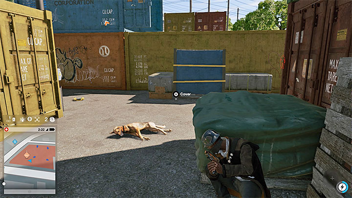 Neutralize the guard dogs before they alarm the enemies - General hints - The Basics - Watch Dogs 2 Game Guide