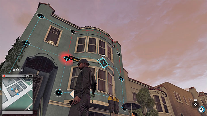 Watch the wall from a proper distance or using the quadcopter - The Name Game (phone booths hacks mission) | Side Operations - Side Operations - Watch Dogs 2 Game Guide