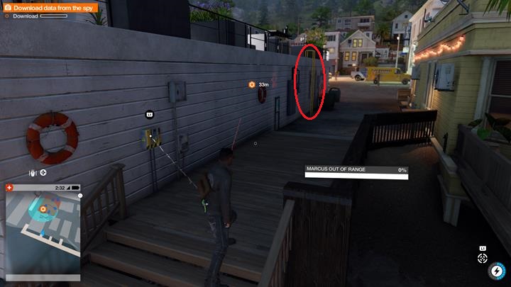 Use the ladder to reach the roof and start hacking - W4tched | Main Operations - Main Operations - Watch Dogs 2 Game Guide