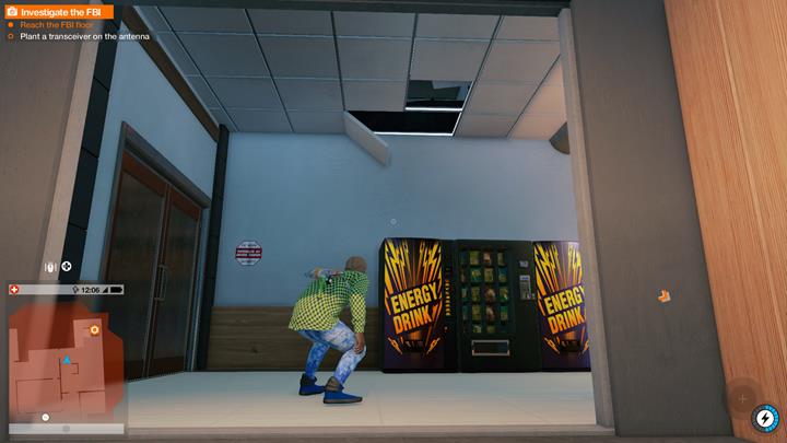 Use the vending machines to enter the ventilation shaft - W4tched | Main Operations - Main Operations - Watch Dogs 2 Game Guide
