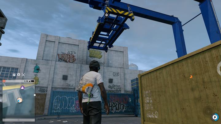 Use the crane and move the container - Shanghaied | Main Operations - Main Operations - Watch Dogs 2 Game Guide
