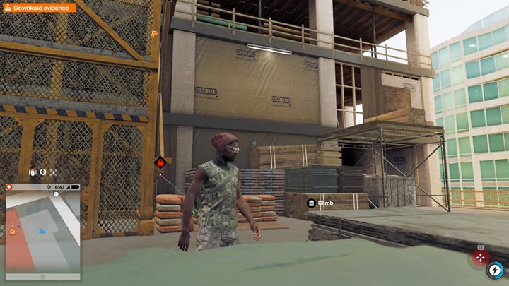Enter the magazine on the right side of the scaffold. - Power to the Sheeple | Main Operations - Main Operations - Watch Dogs 2 Game Guide