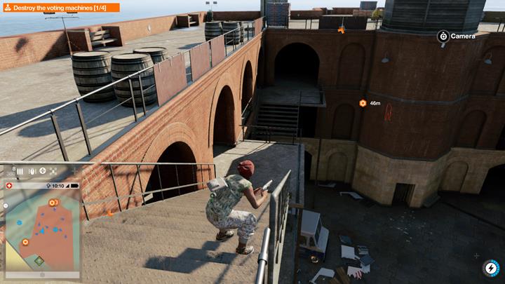From the roof, make your way down and rid subsequent floors of guards. - Power to the Sheeple | Main Operations - Main Operations - Watch Dogs 2 Game Guide