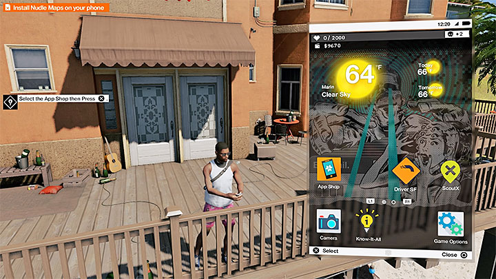 Driver SF app is on Marcus phone from the beginning - Driver San Francisco optional missions - Side Operations - Watch Dogs 2 Game Guide