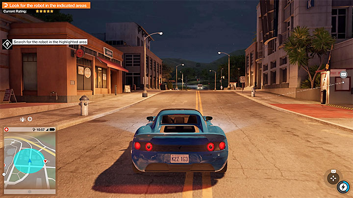Stay in each blue area until the search is concluded - Driver San Francisco optional missions - Side Operations - Watch Dogs 2 Game Guide