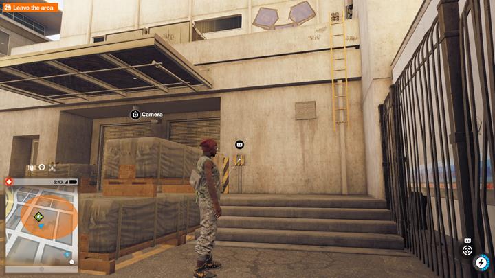 Take the ladder onto the roof and find the last dressed-up hacker - Rodentia Academy | Side Operations - Side Operations - Watch Dogs 2 Game Guide