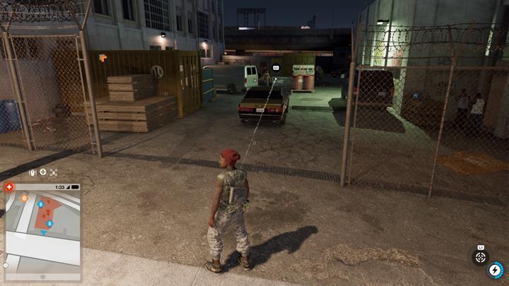 A couple of guards patrols the perimeter - Infected Bytes | Side Operations - Side Operations - Watch Dogs 2 Game Guide