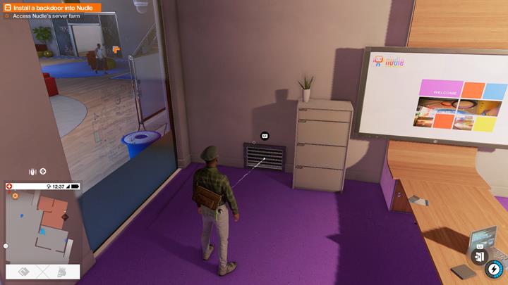 The jumper will quickly gain the access key - Limp Nudle | Main Operations - Main Operations - Watch Dogs 2 Game Guide