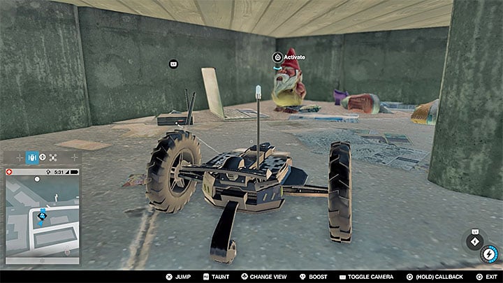 This point can be found under a mid-sized wooden building with an anchor emblem on it - Research points - map, locations 1-61 - Collectibles - Watch Dogs 2 Game Guide