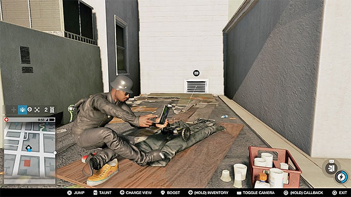 Jump onto the neighboring roof and locate the vent shaft shown above - Research points - map, locations 1-61 - Collectibles - Watch Dogs 2 Game Guide