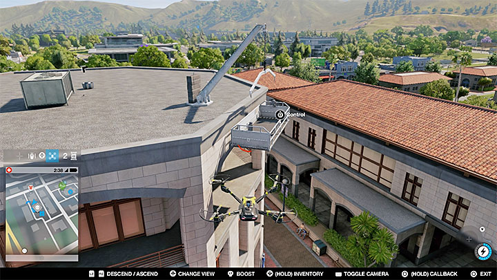 After you hack into the terminal, you should use the remote hack in order to hack the lift shown in the picture above - Research points - map, locations 1-61 - Collectibles - Watch Dogs 2 Game Guide