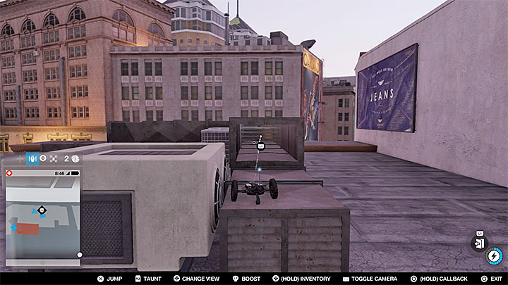 This one is located on a roof, however, you need to find two closed-circuit terminals beforehand - Research points - map, locations 1-61 - Collectibles - Watch Dogs 2 Game Guide