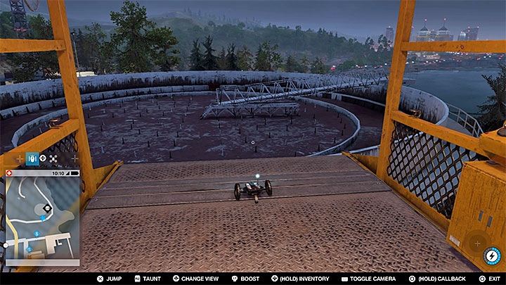 This point is on the roof of an enormous, seemingly inaccessible silo - Research points - map, locations 1-61 - Collectibles - Watch Dogs 2 Game Guide