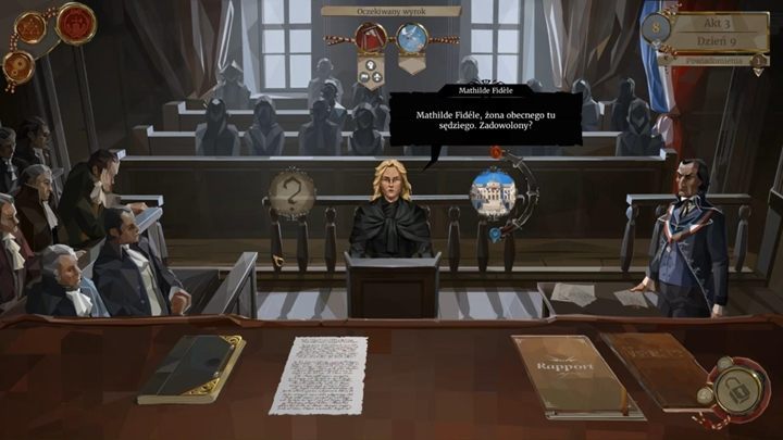 Possible mistakes: 2 - Day 9 - Mathilde Fidele, the wife of the protagonist - Act 3 - Fraternité - We. The Revolution Guide