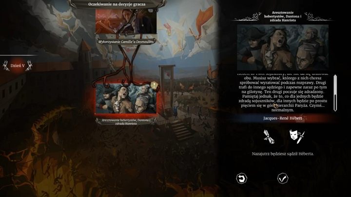 Choose how you want to spend the evening - Day 11 - Gabriel Rouzet, warrant officer and a hermit - Act 2 - Egalite - We. The Revolution Guide