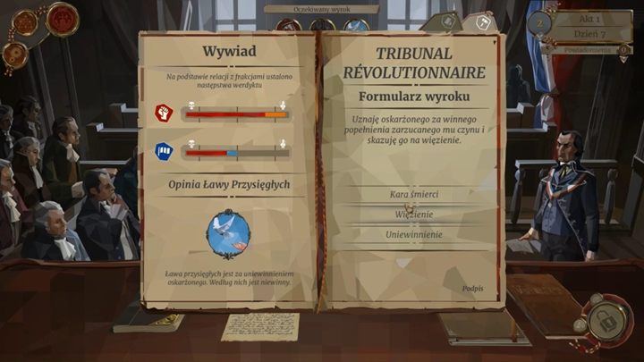 Sentencing - is the key responsibility of the judge - Declaring Sentences and Completing the Report in We The Revolution - Basics - We. The Revolution Guide