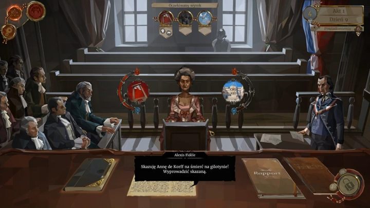 Possible mistakes: 1 - Day 9 - Anna de Koriff, widow | We. The Revolution Walkthrough - Act 1 - Freedom - We. The Revolution Guide