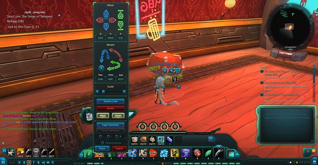 Advanced edition of items on the left. Mainly for positioning and rotating - Housing - WildStar - Game Guide and Walkthrough