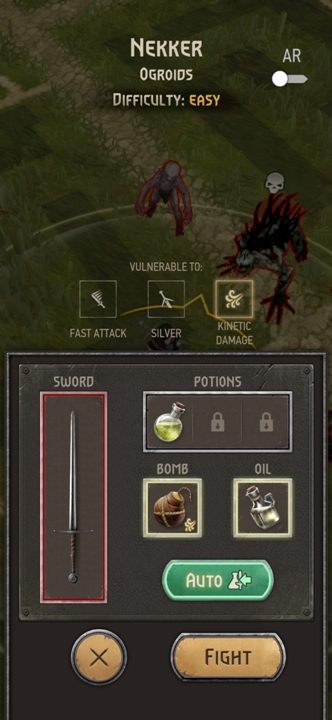 You can carry potions and oils with you during any fight - Witcher Monster Slayer: Combat Guide - Basics - Witcher Monster Slayer: Combat - Witcher Monster Slayer Guide