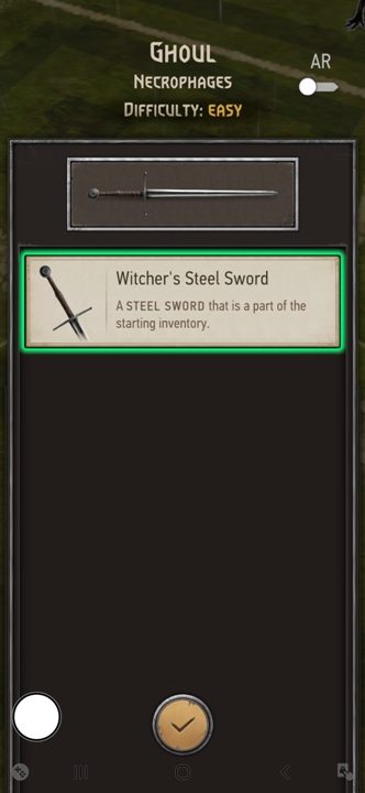 Swords are divided into two types - Witcher Monster Slayer: Battle preparations - Combat Guide - Witcher Monster Slayer: Combat - Witcher Monster Slayer Guide
